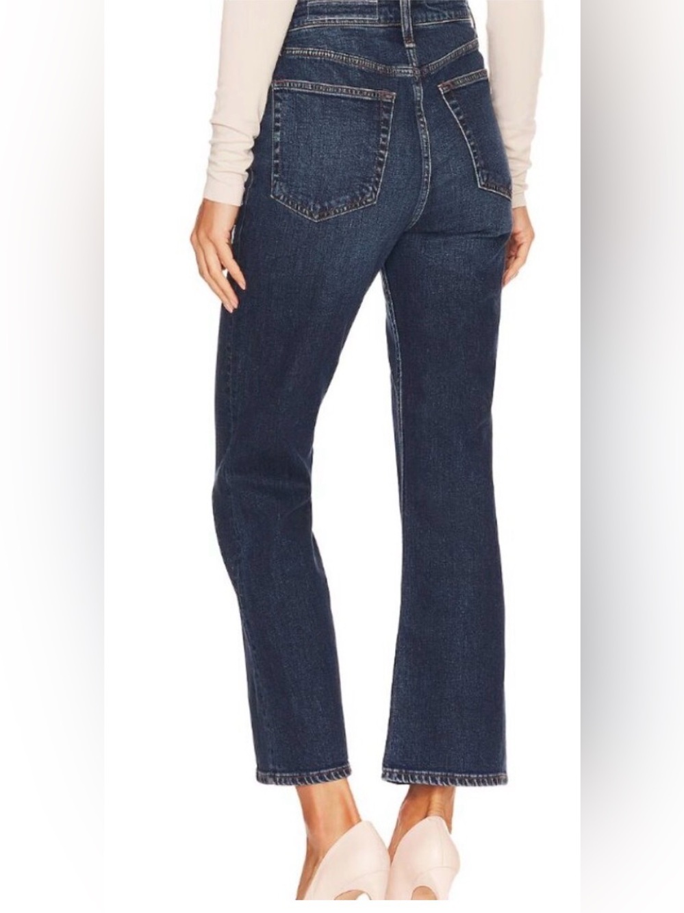 Rag & Bone Casey High Rise Flare Jeans Dark Wash Size 25 - Picture 2 of 11